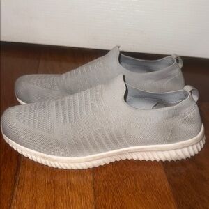 Gray Slip-On Sneakers